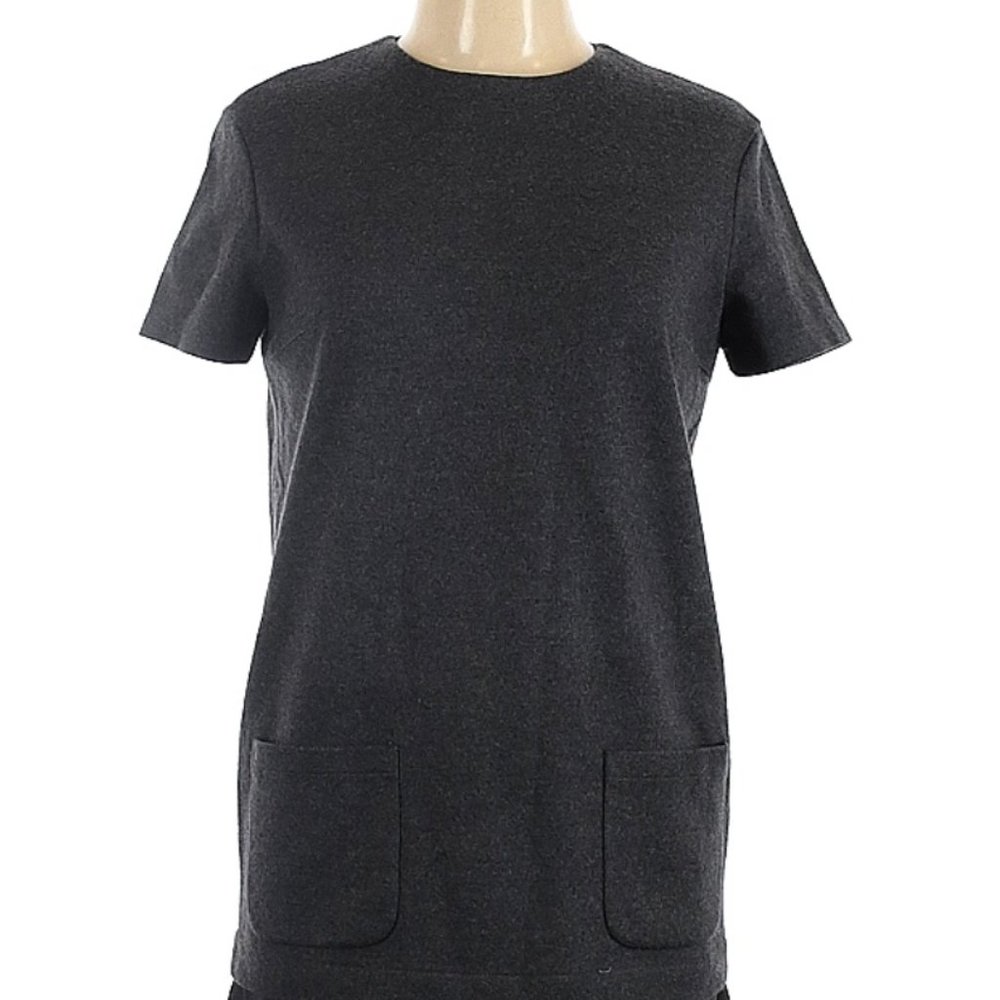 Brunello Cucinelli Wool and Silk Drop Waist Dress